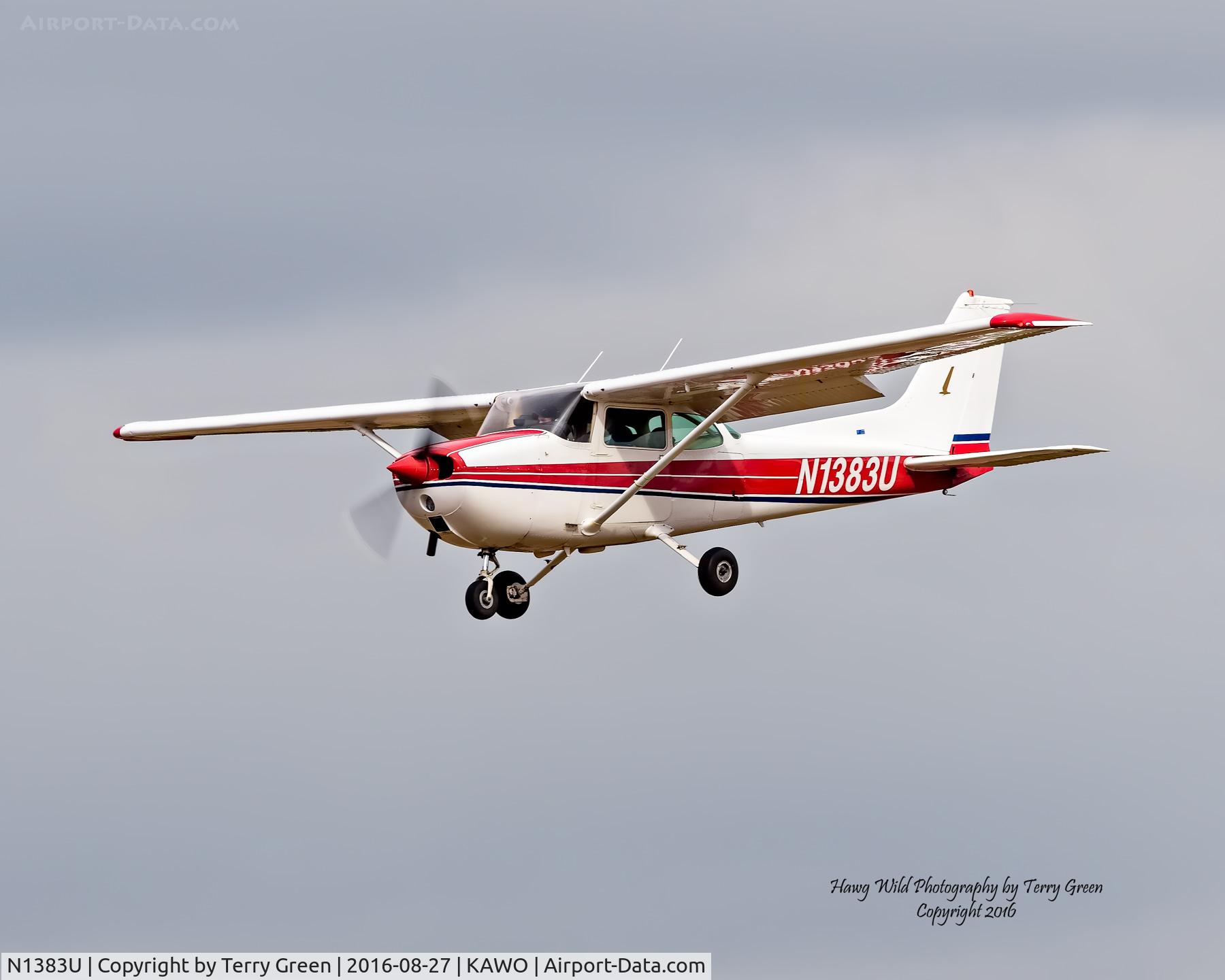 N1383U, 1976 Cessna 172M C/N 17267054, KAWO