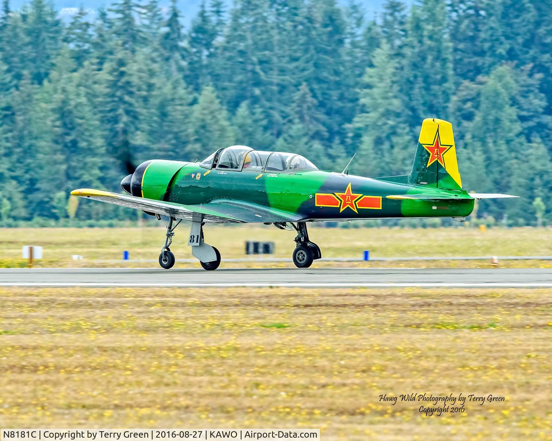 N8181C, 1973 Nanchang CJ-6A C/N 2432061, KAWO