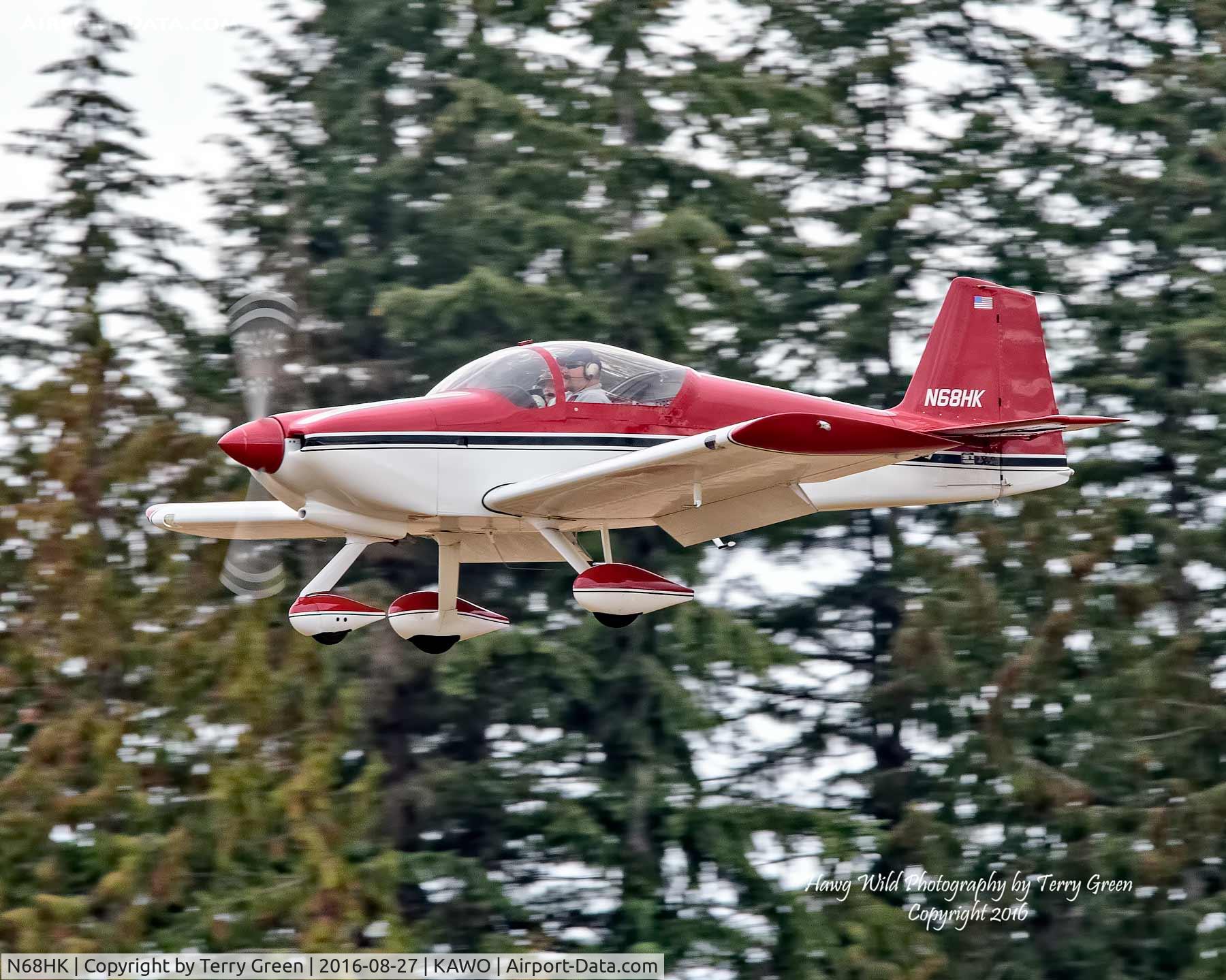 N68HK, Vans RV-6A C/N 60323, KAWO