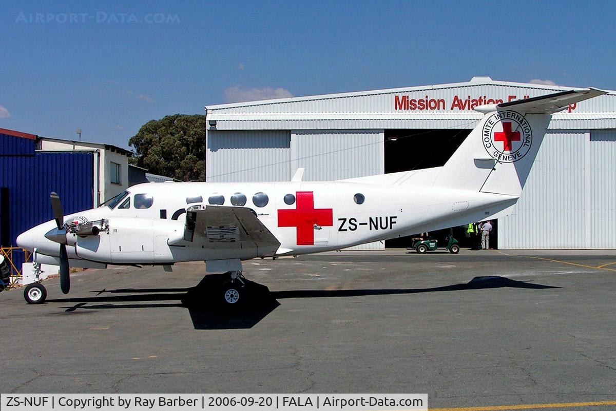 ZS-NUF, 1979 Beech 200C Super King Air C/N BL-4, Beech 200C Super King Air [BL-4] Lanseria~ZS 20/09/2006.  Seen in use with International Committee of the Red Cross