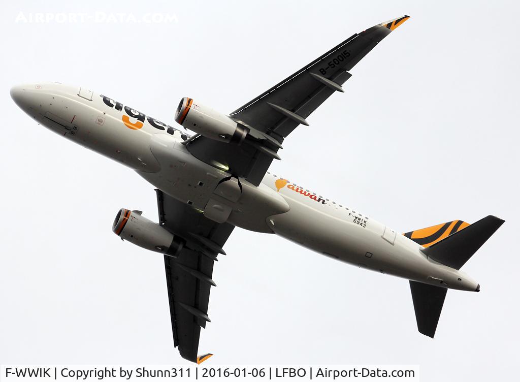 F-WWIK, 2015 Airbus A320-232 C/N 6943, C/n 6943 - To be B-50015