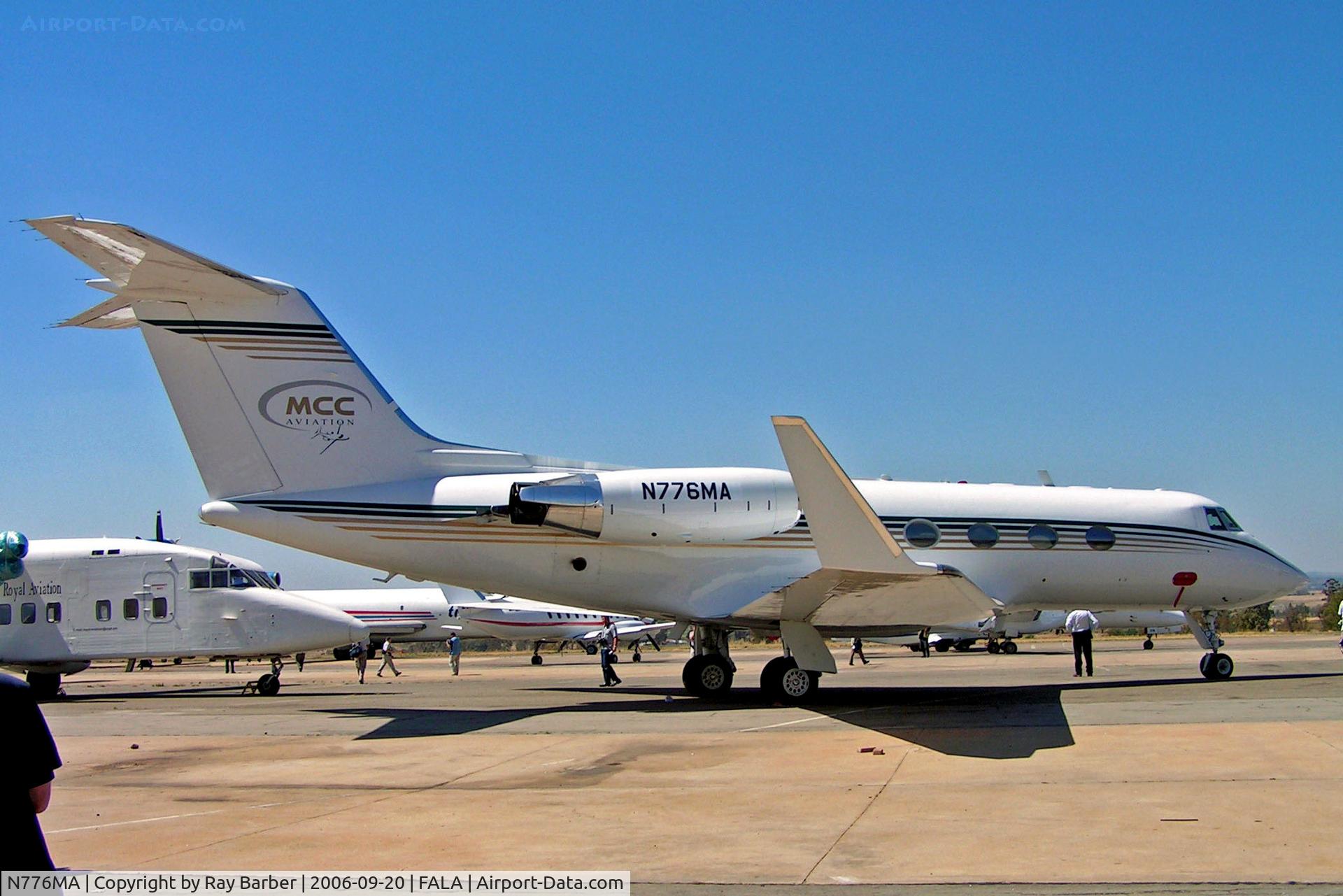 N776MA, 1975 Gulfstream Aerospace G1159B C/N 166, Gulfstream G2B [166] (MCC Aviation) Lanseria~ZS 20/09/2006