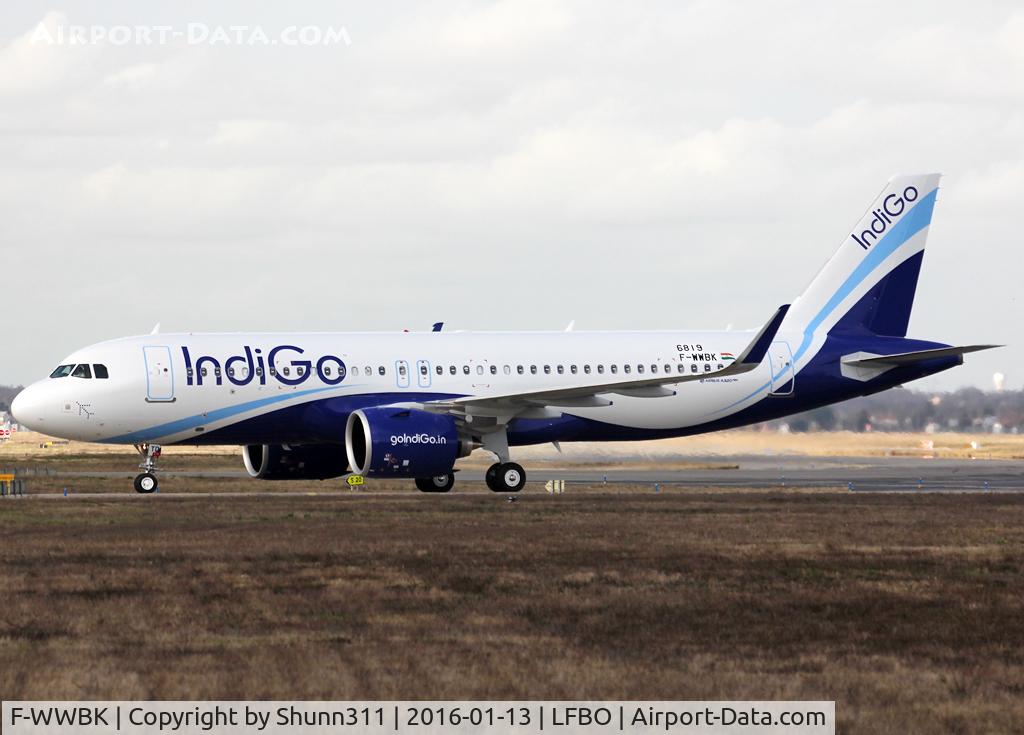 F-WWBK, 2015 Airbus A320-271N C/N 6819, C/n 6819 - To be VT-ITD