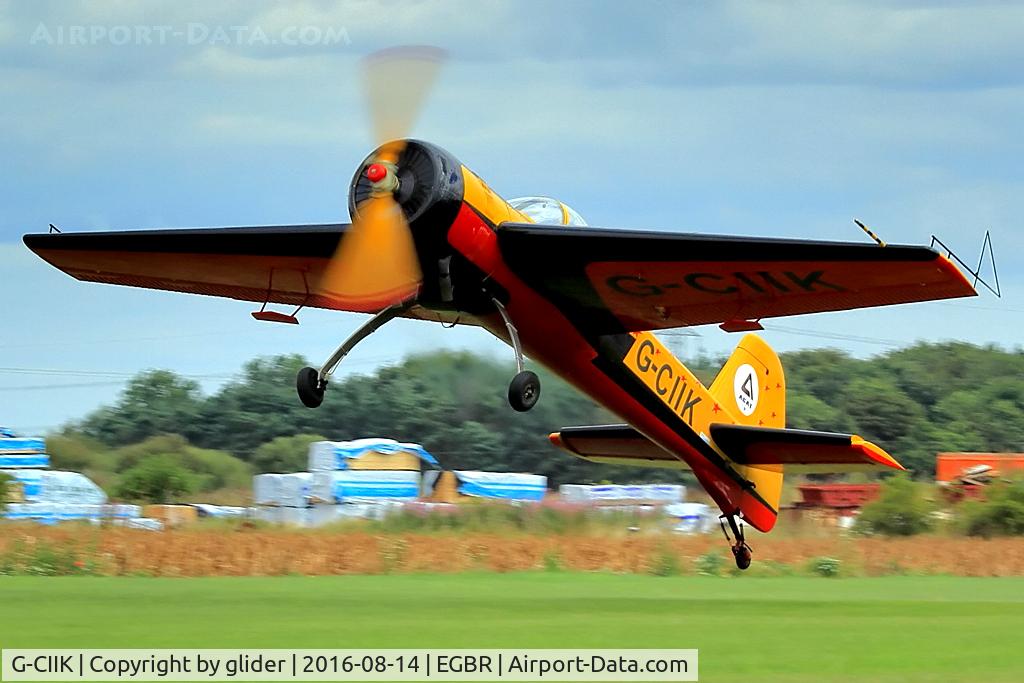 G-CIIK, 1990 Yakovlev Yak-55 C/N 900909, Another new resident-impressive departure!!