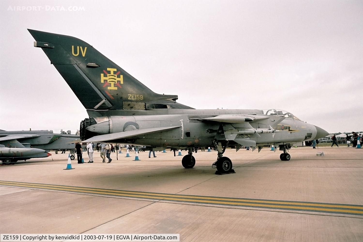 ZE159, 1986 Panavia Tornado F.3 C/N 509/AS014/3229, Royal Air Force at RIAT.