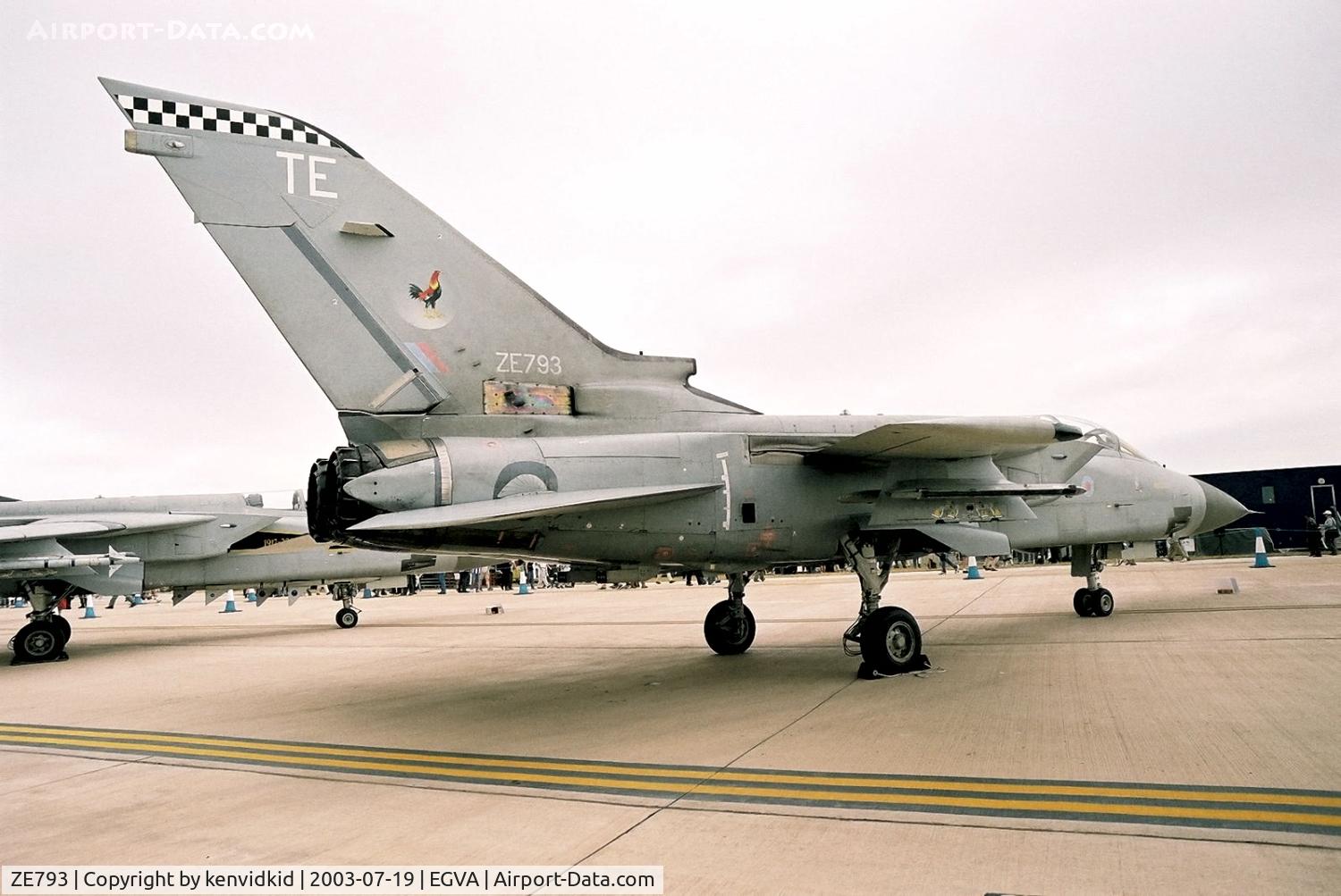 ZE793, 1988 Panavia Tornado F.3 C/N 3320, Royal Air Force at RIAT.