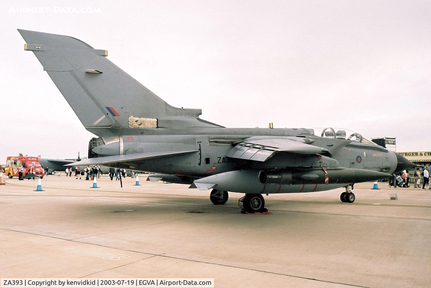 ZA393, 1982 Panavia Tornado GR.4 C/N 188/BS060/3092, Royal Air Force at RIAT.