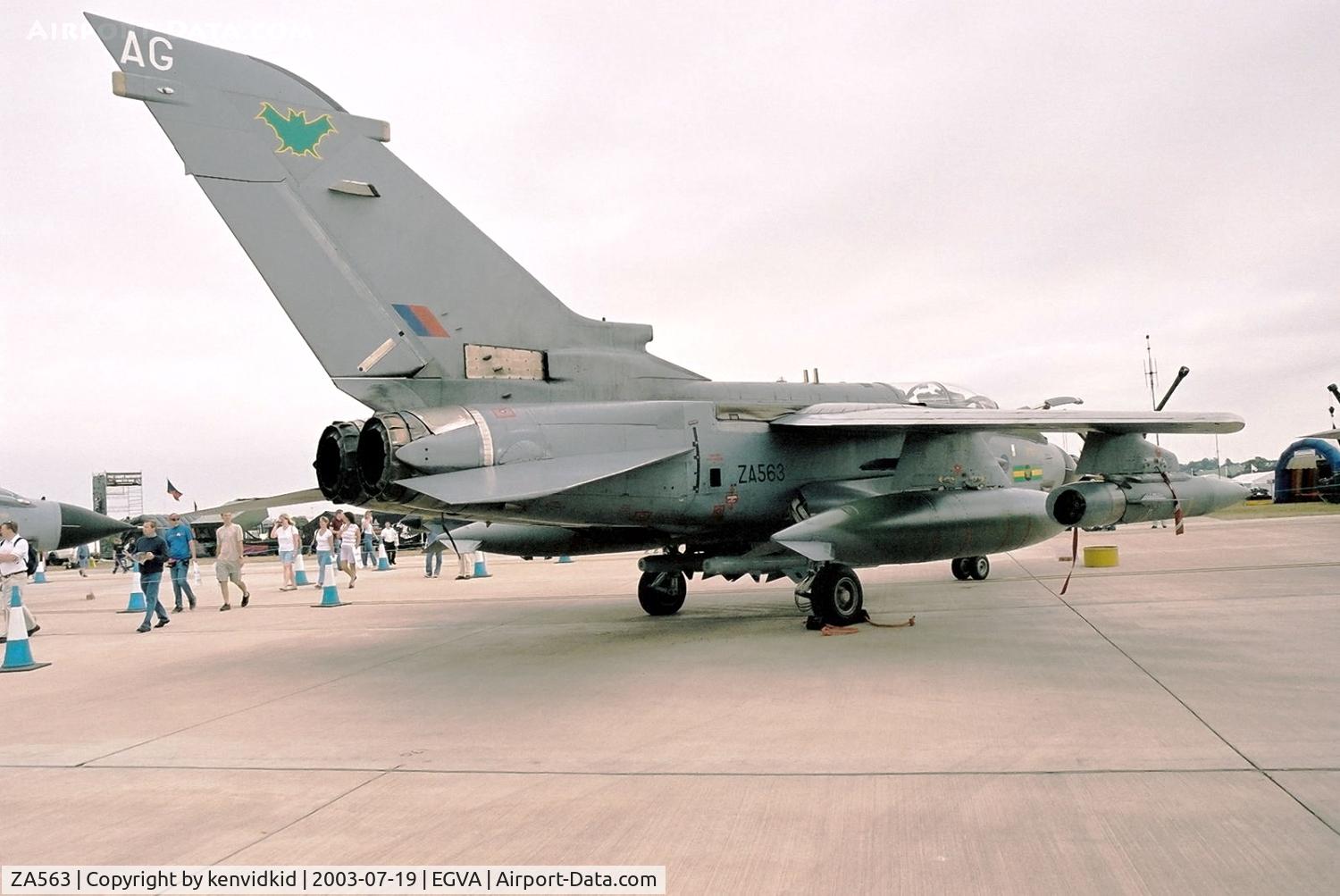 ZA563, 1982 Panavia Tornado GR.4 C/N 088/BS026/3047, Royal Air Force at RIAT.