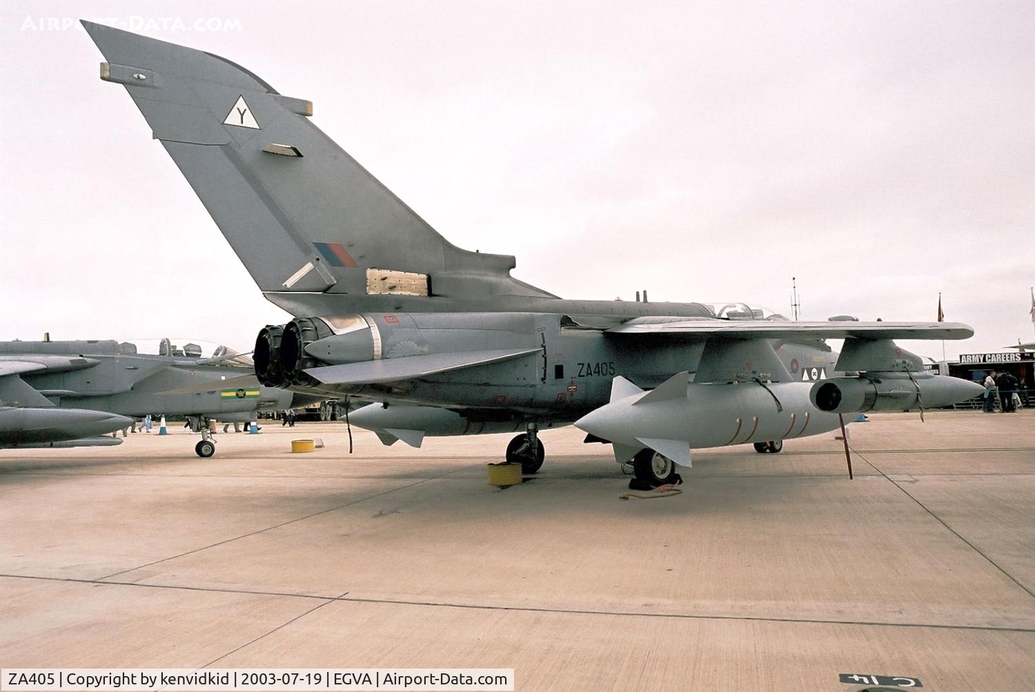 ZA405, 1983 Panavia Tornado GR.4A C/N 216/BS072/3104, Royal Air Force at RIAT.