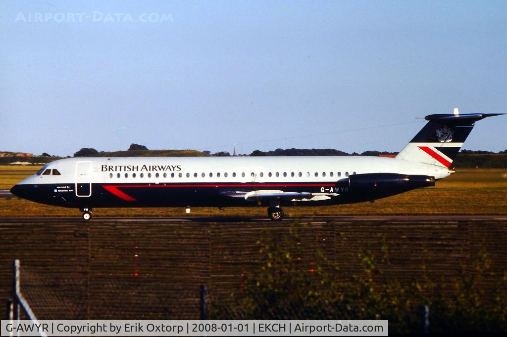 G-AWYR, 1969 BAC One Eleven 501EX C/N 174, G-AWYR in CPH JUL96