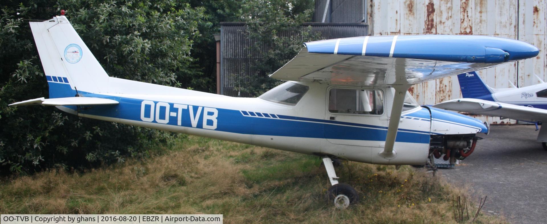 OO-TVB, Cessna CF150L C/N 150-1118, Stored at Oostmalle