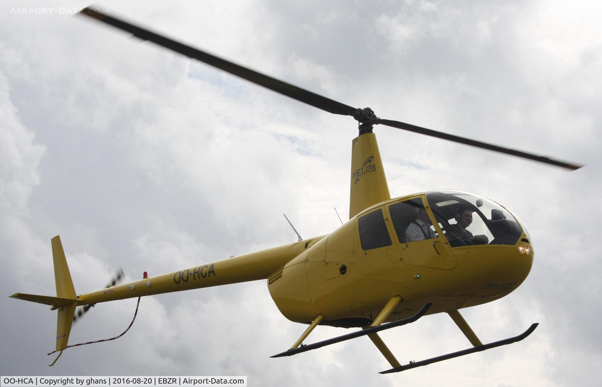 OO-HCA, 2006 Robinson R44 Raven II C/N 11133, Fly-In 2016