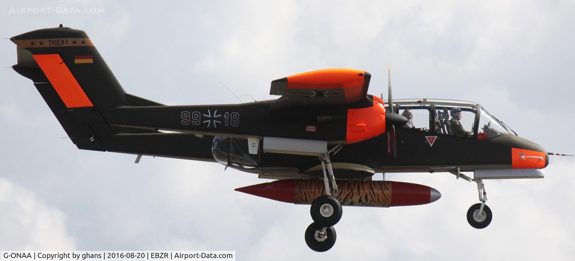 G-ONAA, 1971 North American OV-10B Bronco C/N 338-3, Fly-In 2016