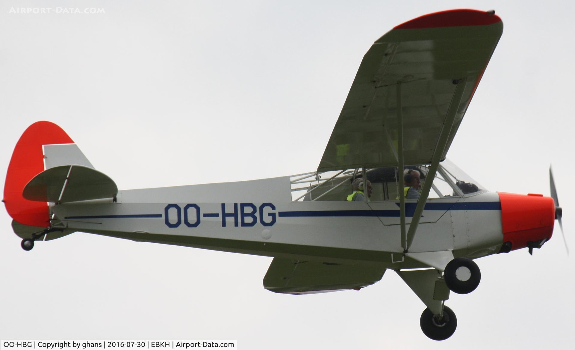 OO-HBG, Piper L-18C Super Cub (PA-18-95) C/N 18-3228, Fly-In 2016