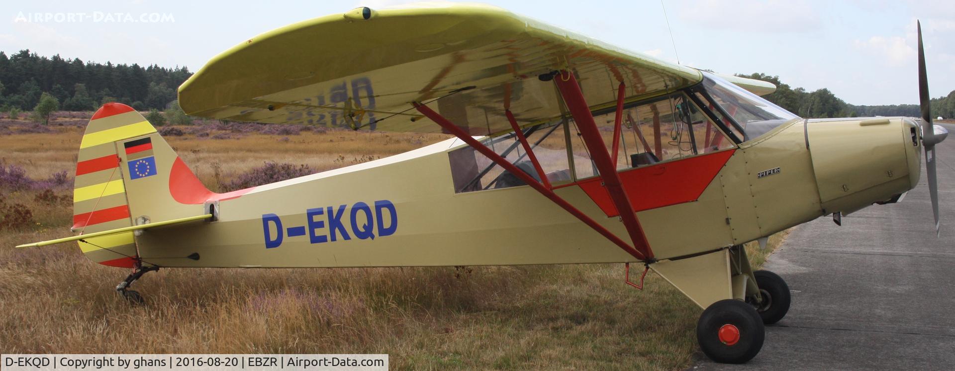 D-EKQD, 1951 Piper L-18C Super Cub (PA-18-95) C/N 18-1508, Fly-In 2016