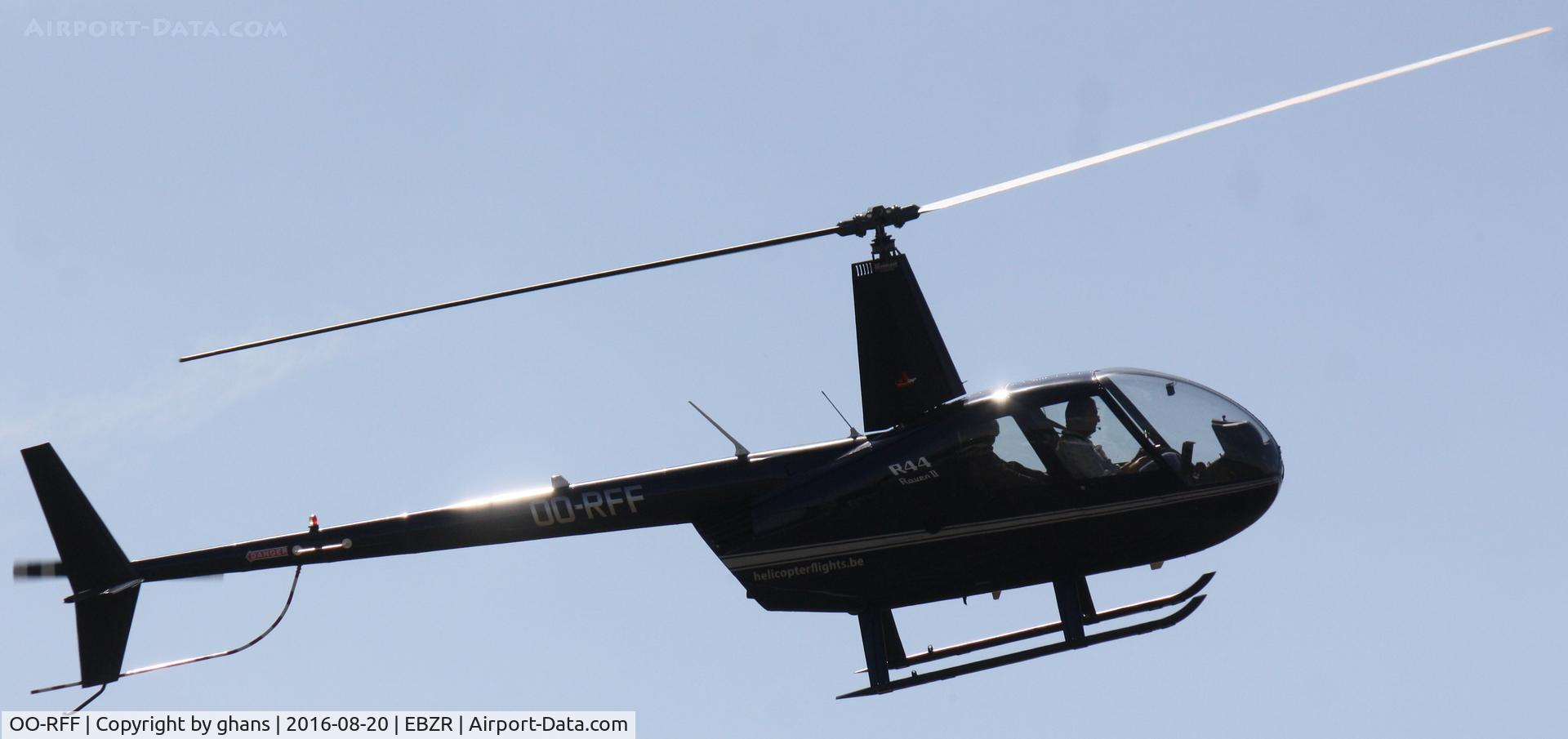 OO-RFF, 2005 Robinson R44 Raven II C/N 10961, Fly-in 2016