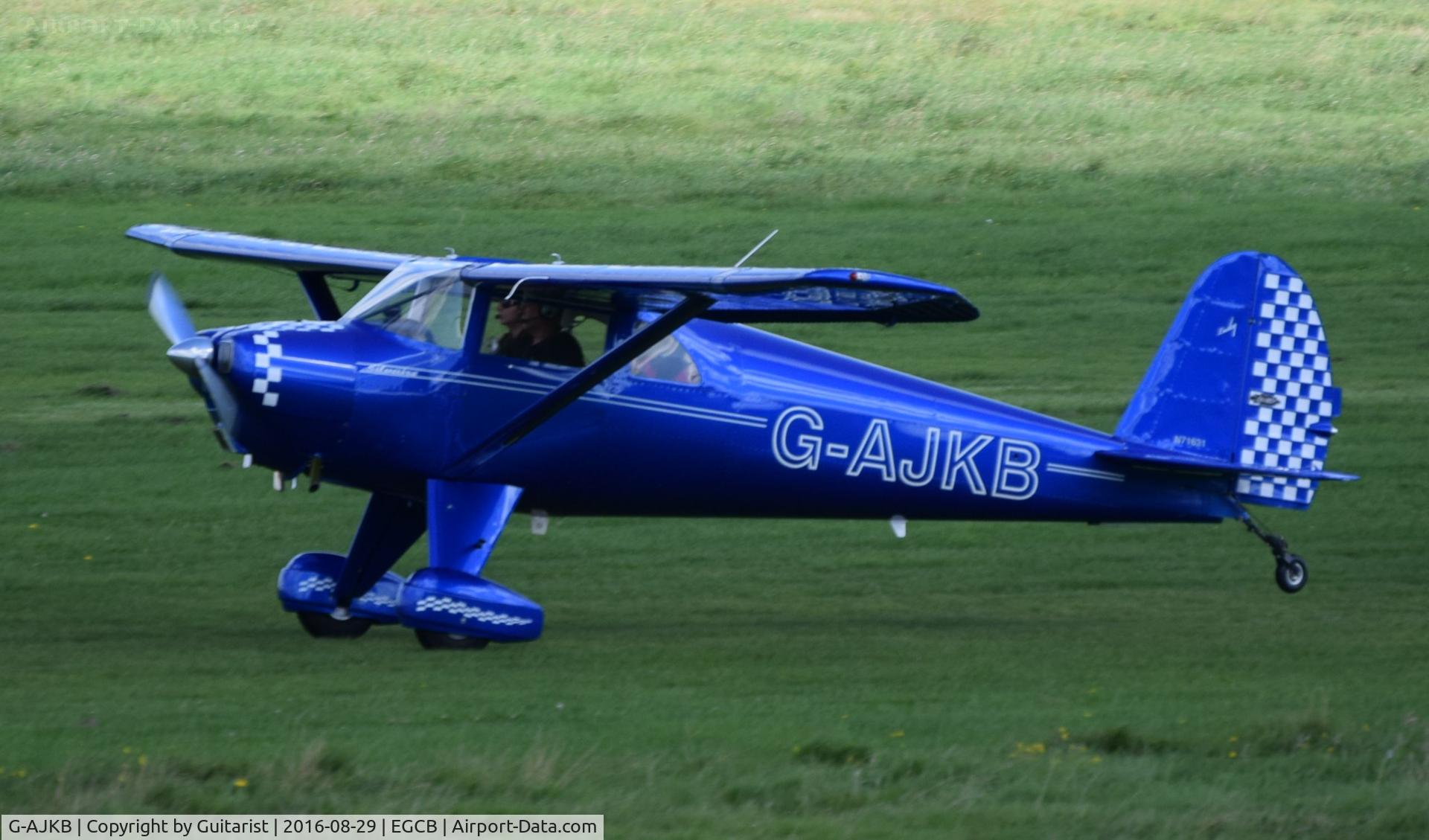 G-AJKB, 1946 Luscombe 8E Silvaire C/N 3058, At City Airport Manchester (Barton)