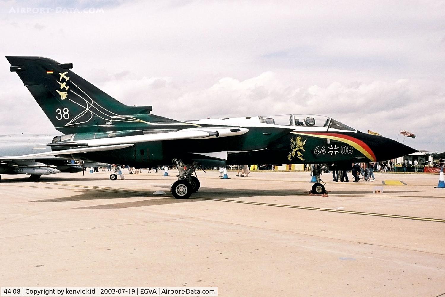 44 08, Panavia Tornado IDS C/N 277/GS073/4108, Luftwaffe at RIAT.