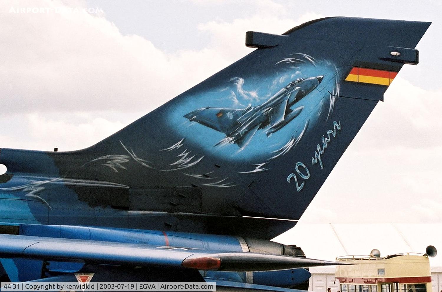 44 31, Panavia Tornado IDS C/N 332/GS092/4131, Luftwaffe at RIAT.