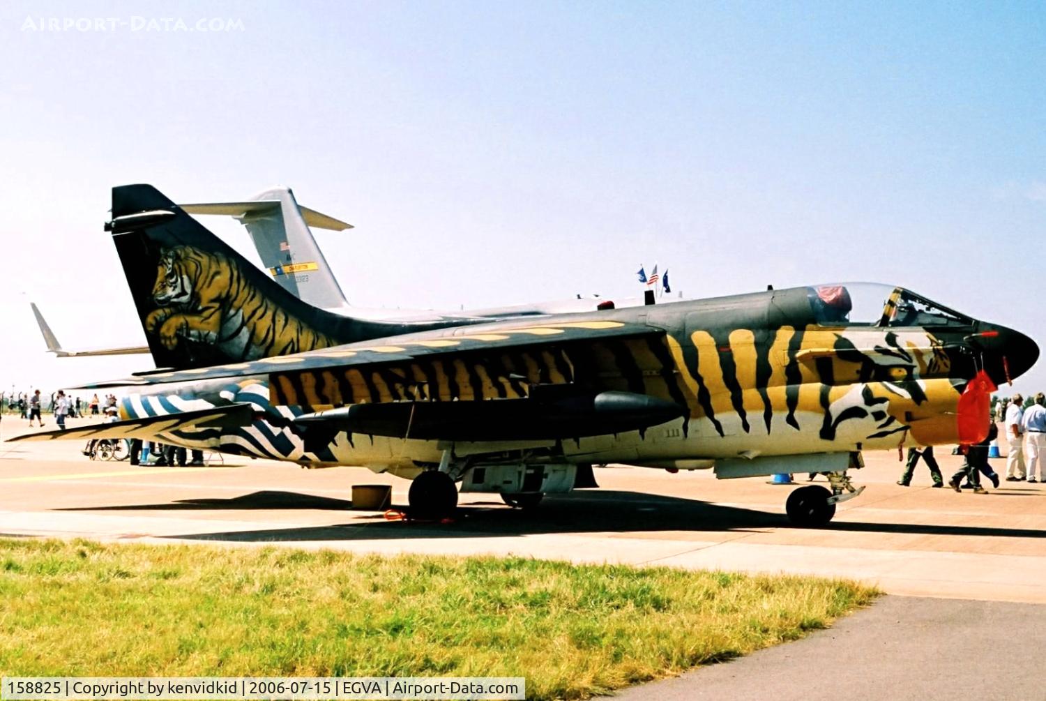 158825, LTV A-7E Corsair II C/N E-381, Portuguese Air Force at RIAT.