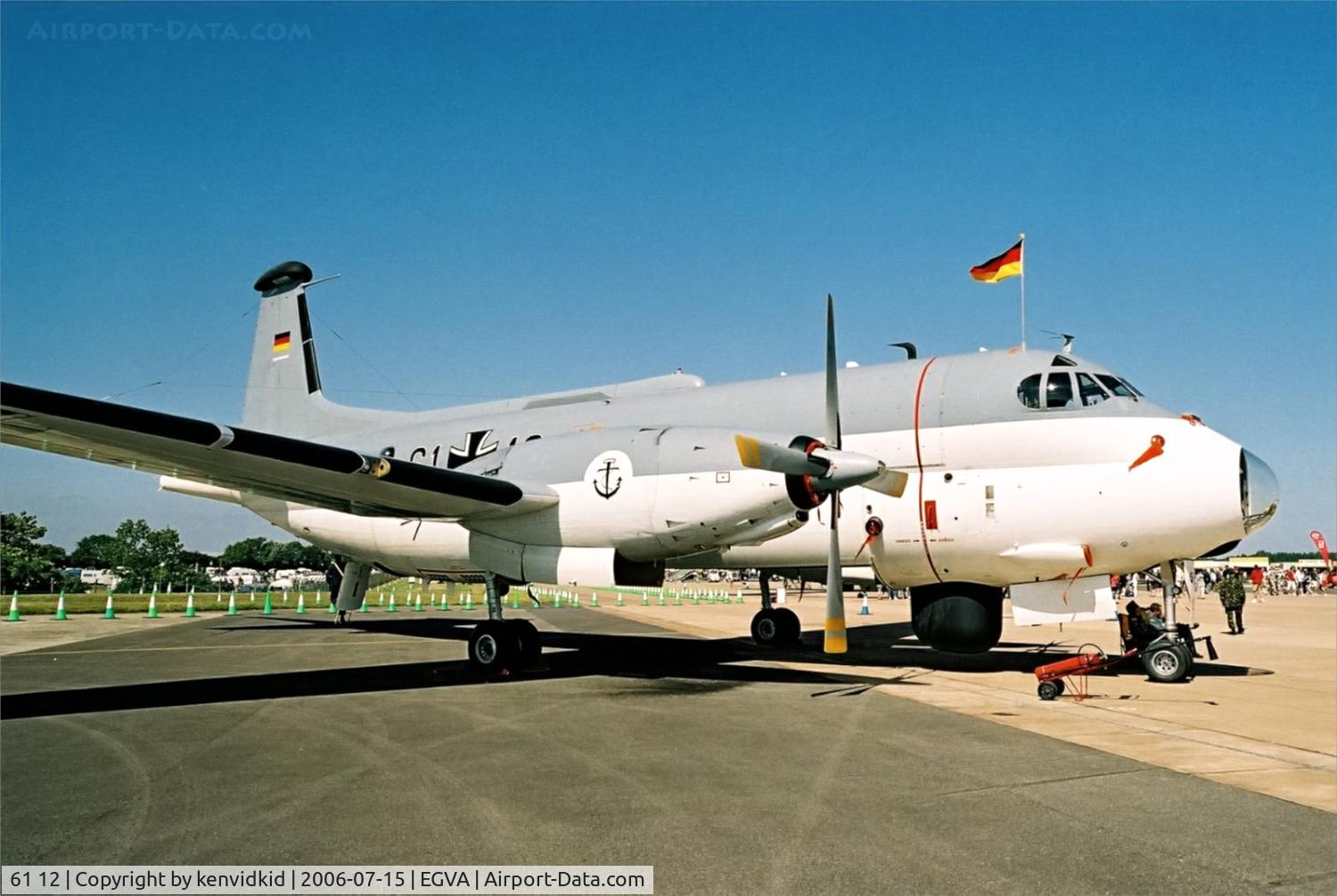 61 12, Breguet BR1150 Atlantic C/N 24, German Navy at RIAT.