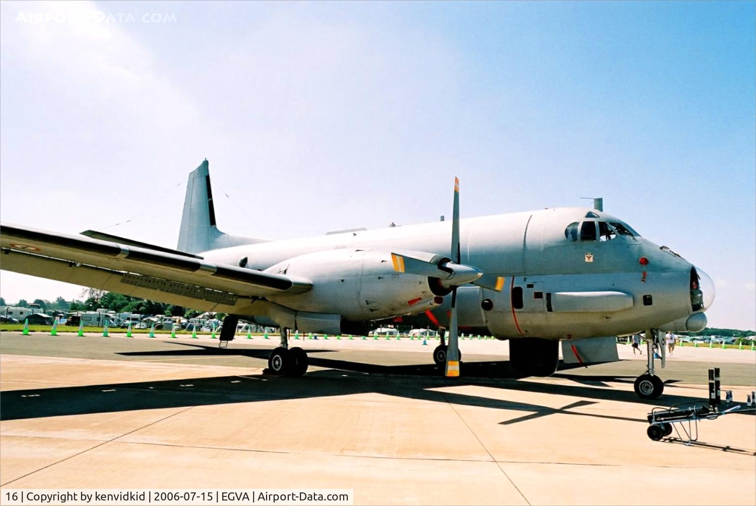 16, Dassault ATL-2 Atlantique 2 C/N 16, French Navy at RIAT.
