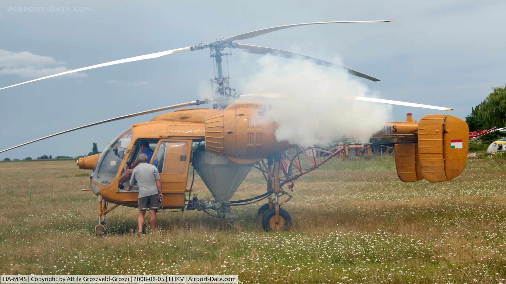 HA-MMS, 1973 Kamov Ka-26 Hoodlum C/N 7303307, Kaposújlak Airport, Hungary - Periodic maintenance test flight after repair