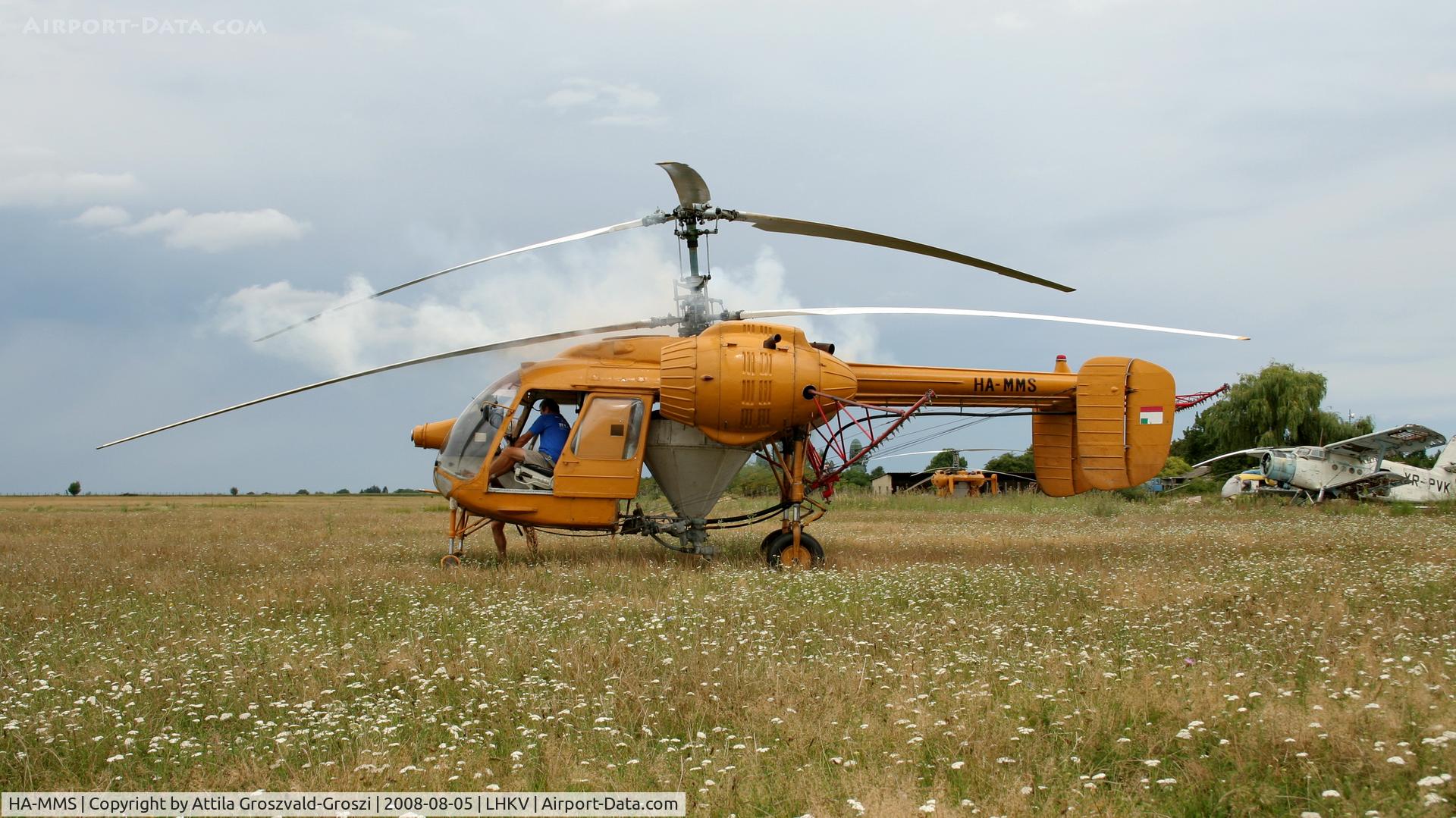 HA-MMS, 1973 Kamov Ka-26 Hoodlum C/N 7303307, Kaposújlak Airport, Hungary - Periodic maintenance test flight after repair
