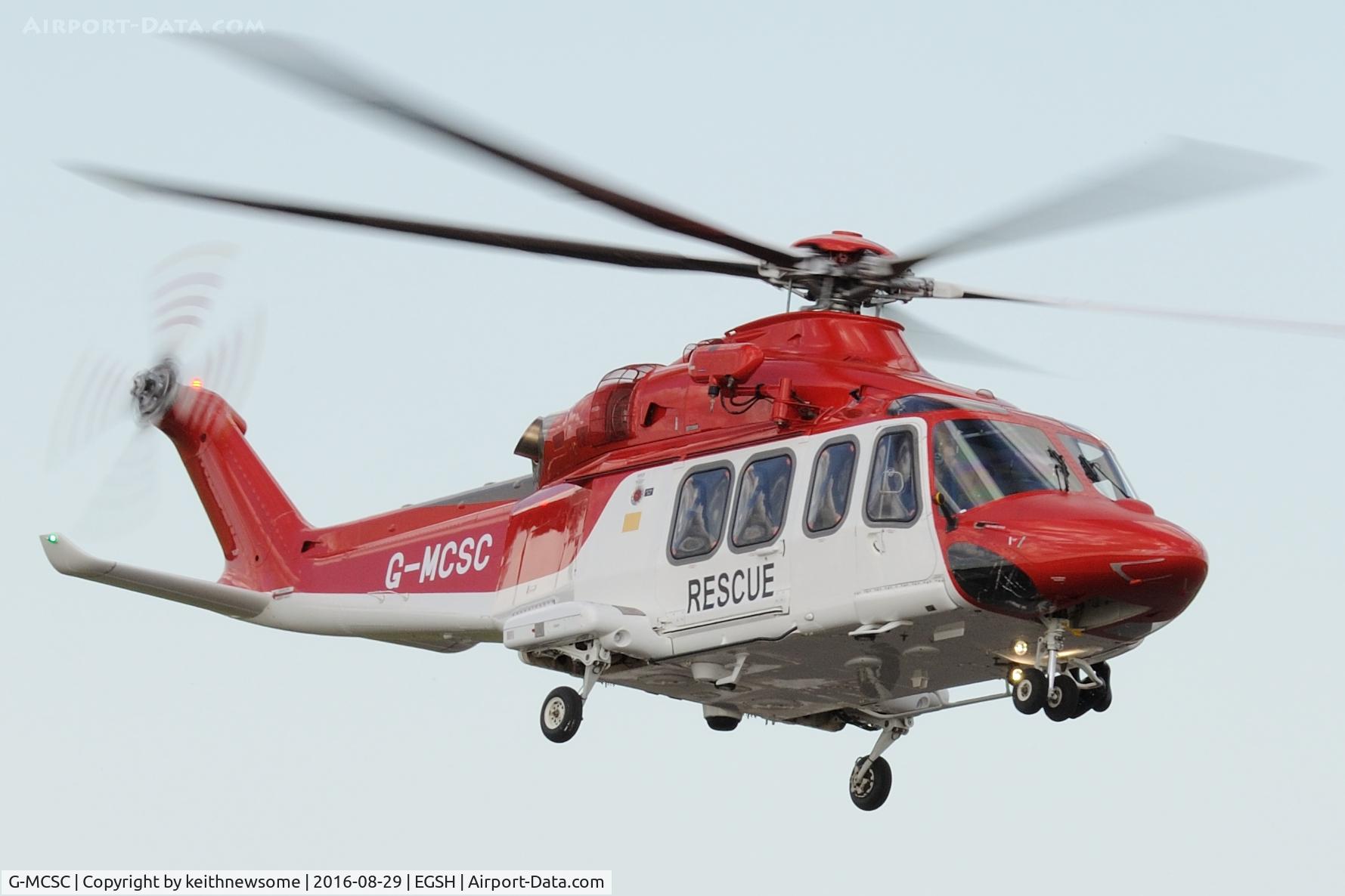 G-MCSC, 2014 AgustaWestland AW-139 C/N 41379, First hover check, formerly YR-VGA.