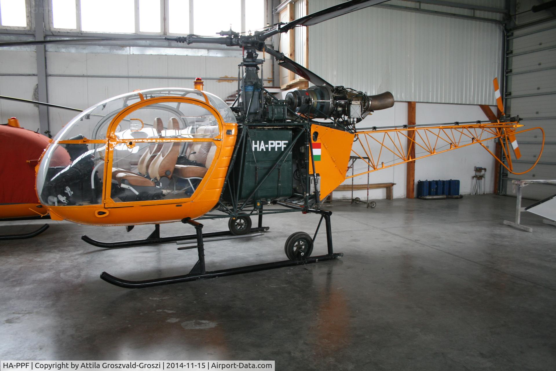 HA-PPF, 1969 Sud Aviation SA-318C Alouette II AST C/N 2108, Kadarkút Airfield, Hungary