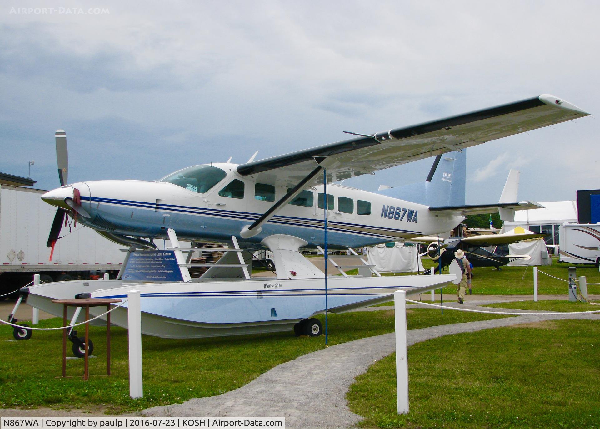 N867WA, 2002 Cessna 208 Caravan I C/N 208-00361, At AirVenture 2016.