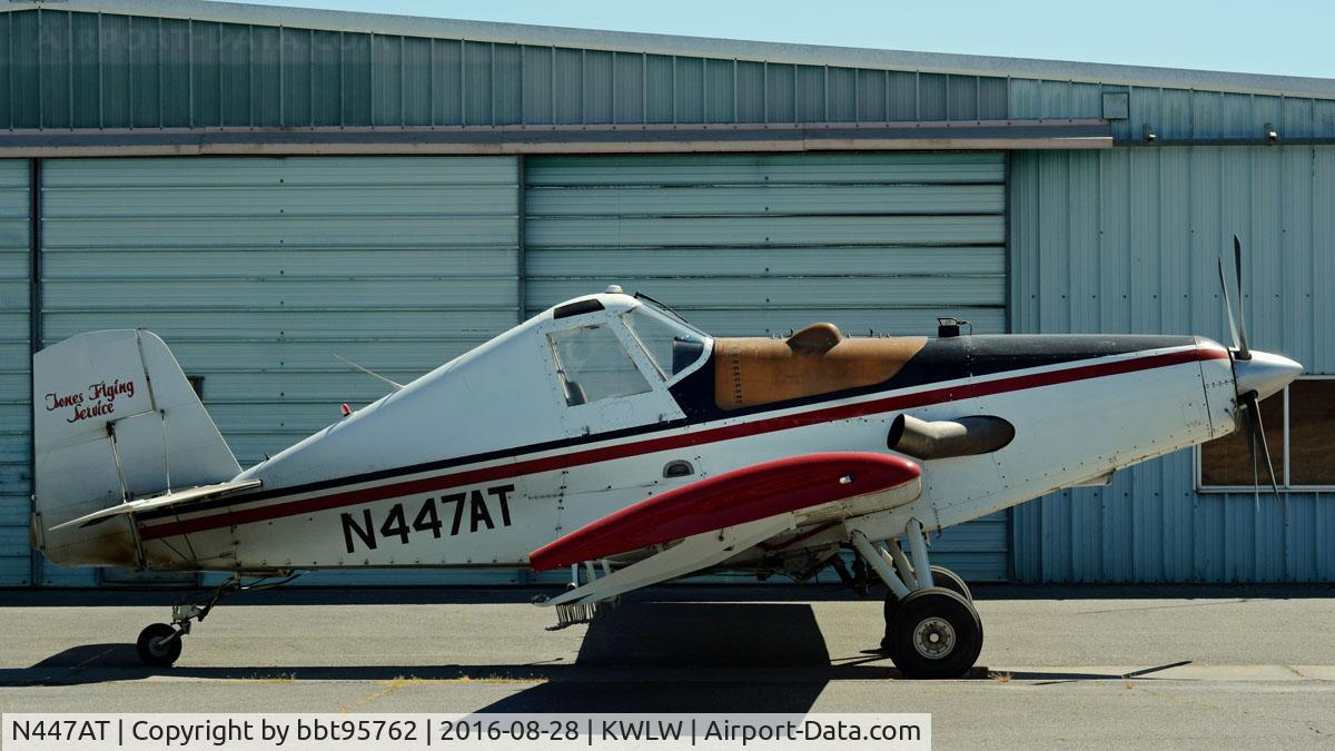 N447AT, 1992 Ayres S2R-G6 Thrush C/N G6-103, at Willows-Glenn County Airport - near Nancy's Airport Restaraunt