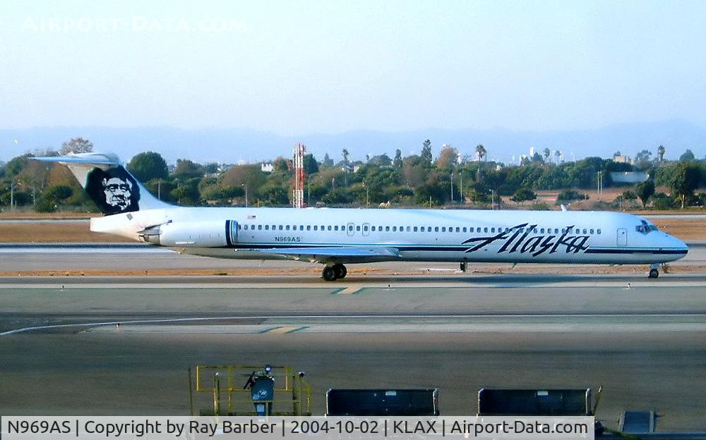 N969AS, 1991 McDonnell Douglas MD-83 (DC-9-83) C/N 53063, Douglas DC-9-83 [53063] (Alaska Airlines) Los Angeles-Int'l~N 02/10/2004