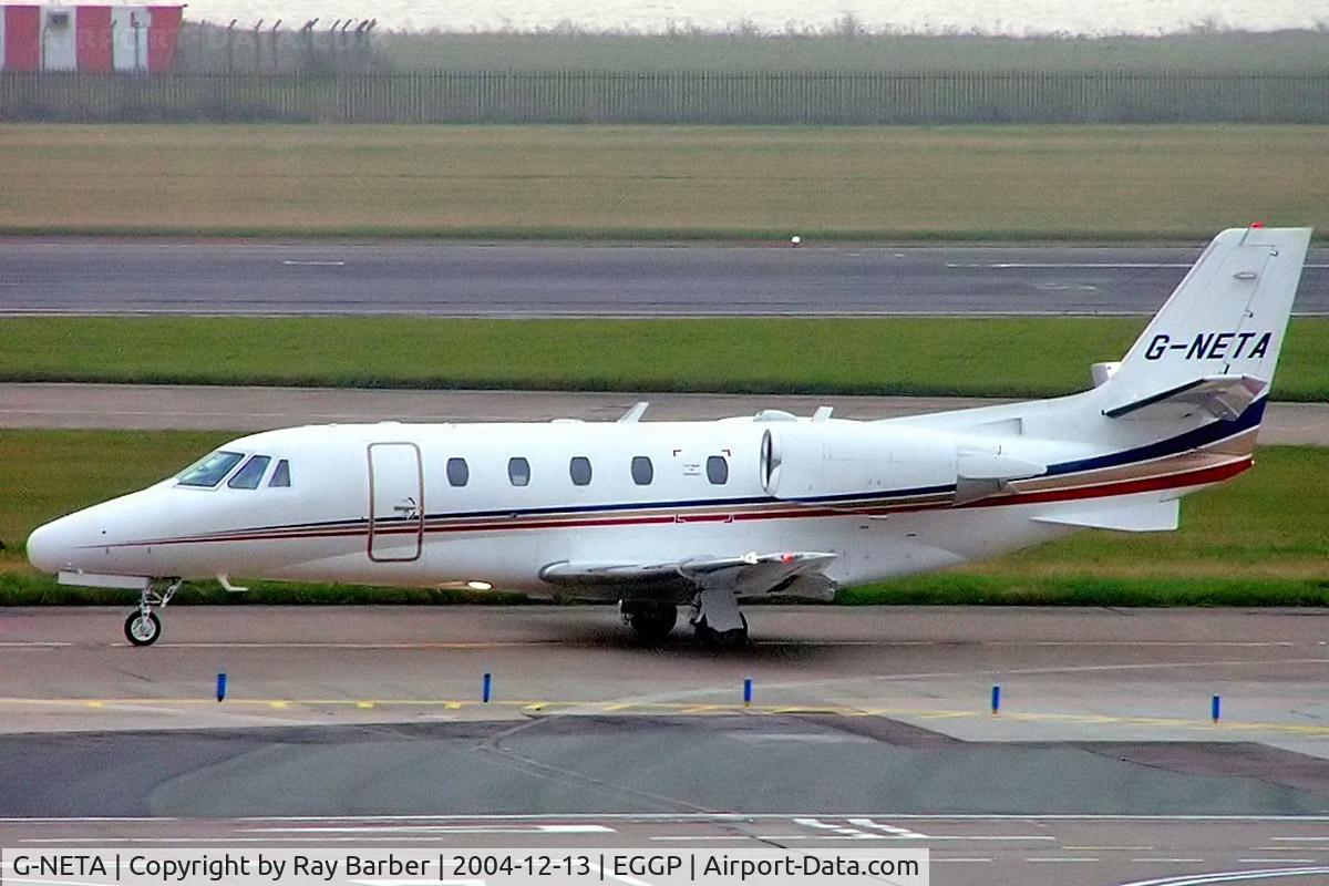 G-NETA, 2002 Cessna 560XL Citation Excel C/N 560-5230, Cessna Citation Excel [560-5230] Liverpool-Speke~G 13/12/2004
