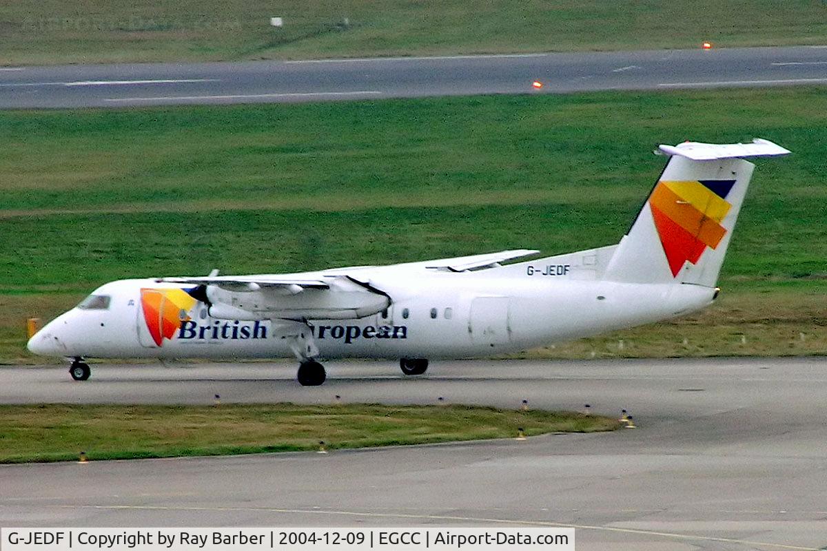 G-JEDF, 2000 De Havilland Canada DHC-8-311Q Dash 8 C/N 548, De Havilland Canada DHC-8Q-311A Dash 8 [548] (British European) Manchester-Ringway~G 14/12/2004