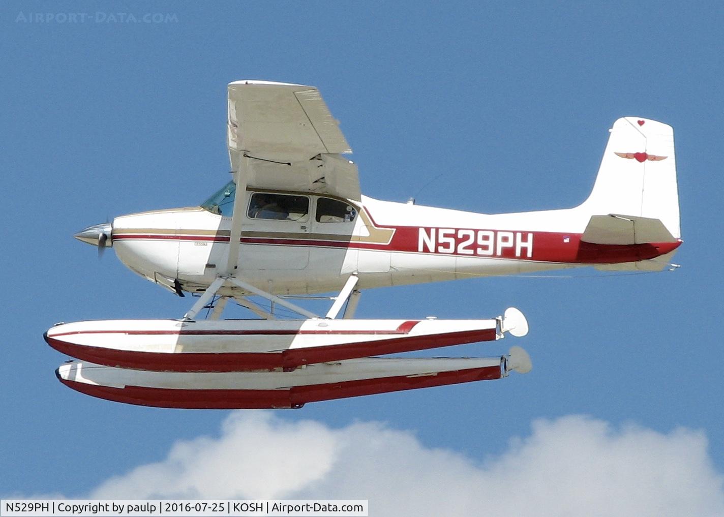 N529PH, 1955 Cessna 180 C/N 31324, At AirVenture 2016.