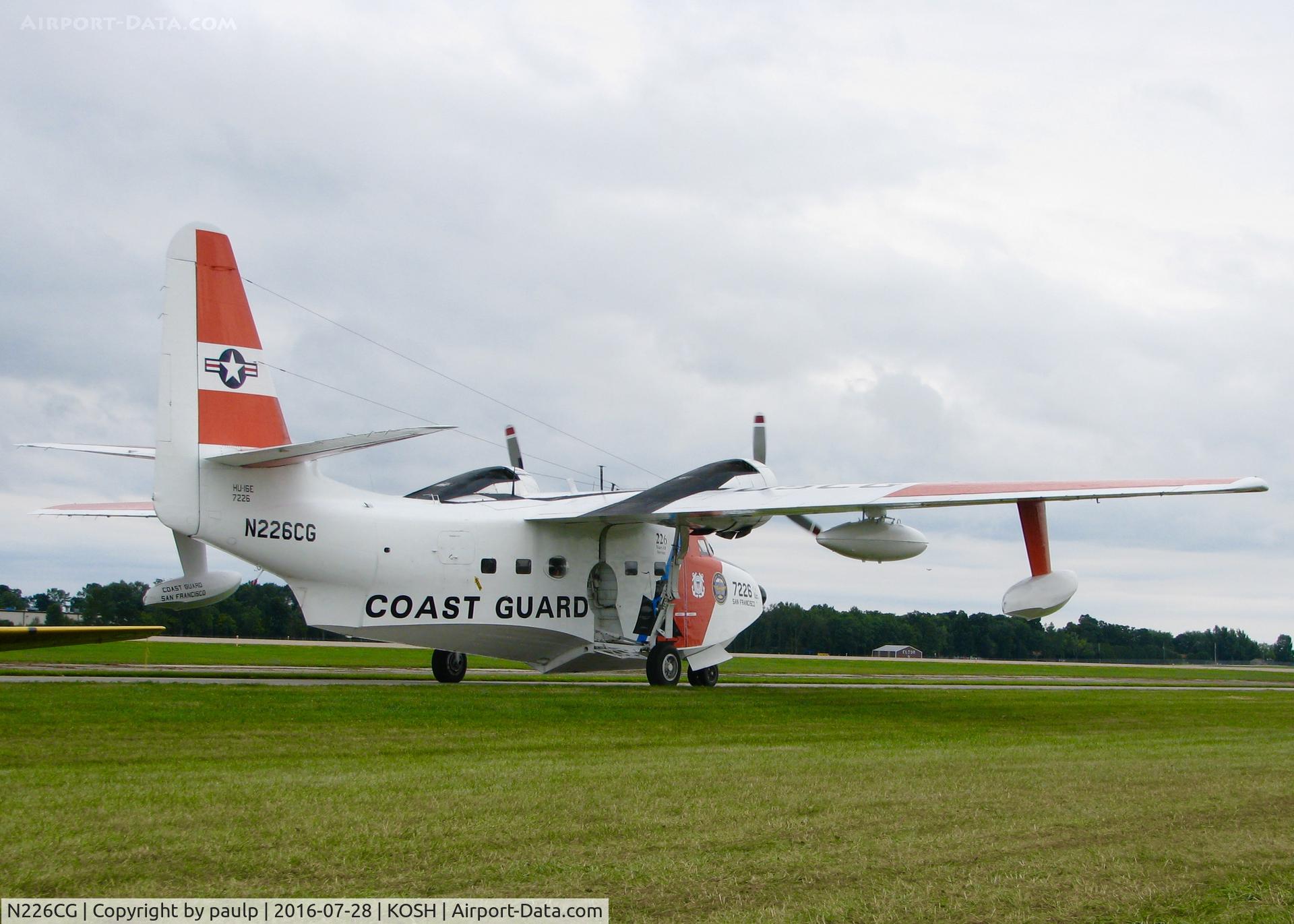 N226CG, 1953 Grumman UF-1G (HU-16B) Albatross C/N G-307, At AirVenture 2016.