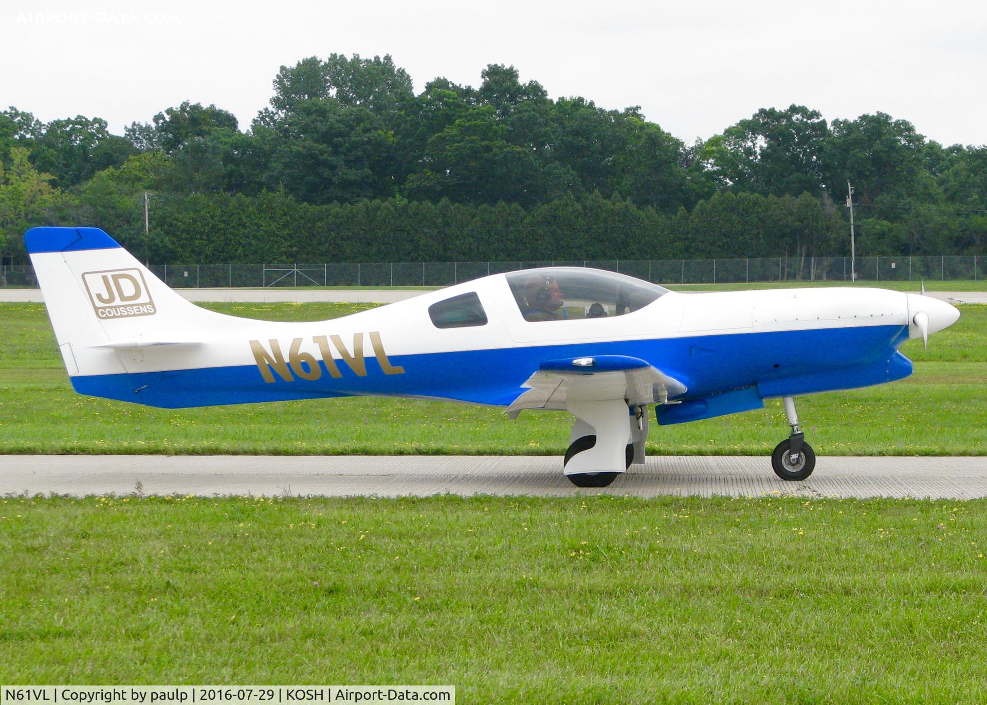 N61VL, 2002 Lancair 320/235 C/N 61, At AirVenture 2016.
