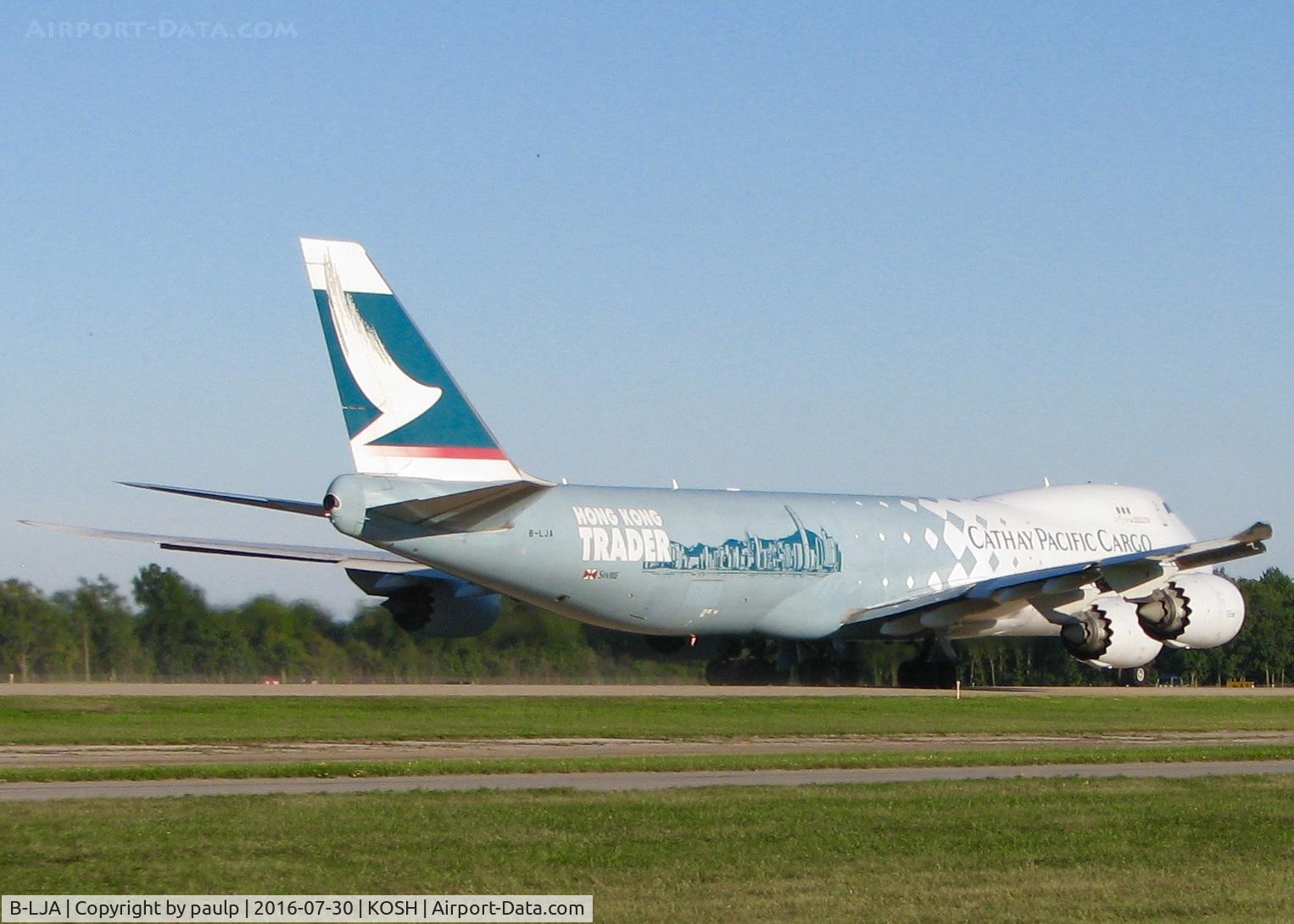 B-LJA, 2011 Boeing 747-867F/SCD C/N 39238, At AirVenture 2016.