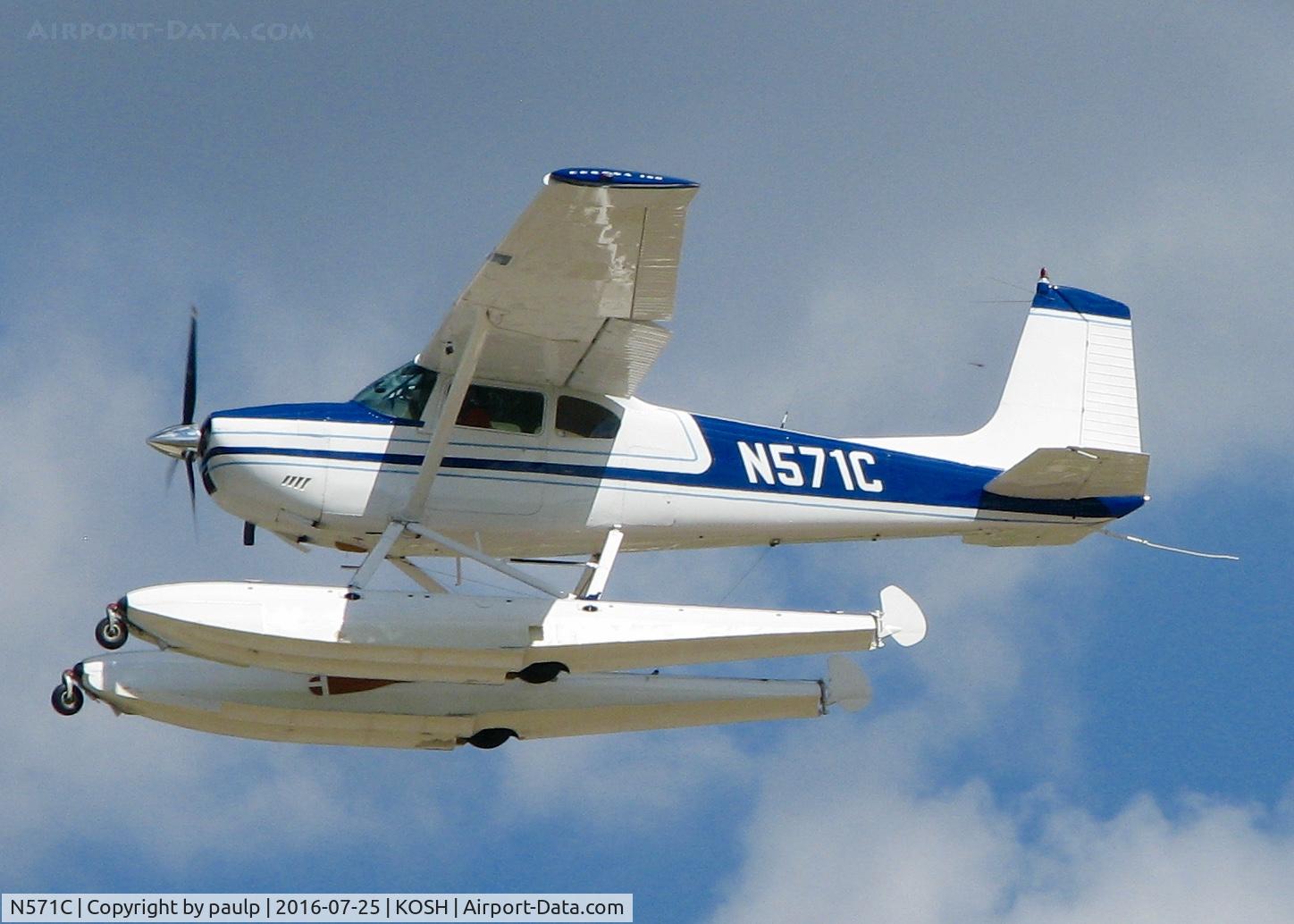 N571C, 1957 Cessna 180A C/N 32785, At AirVenture 2016.