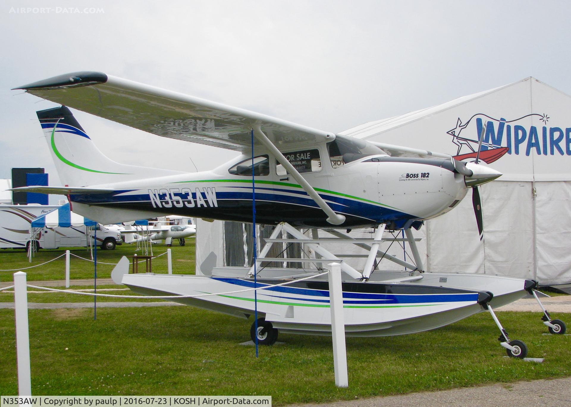 N353AW, 1998 Cessna 182S Skylane C/N 18280084, At AirVenture 2016.