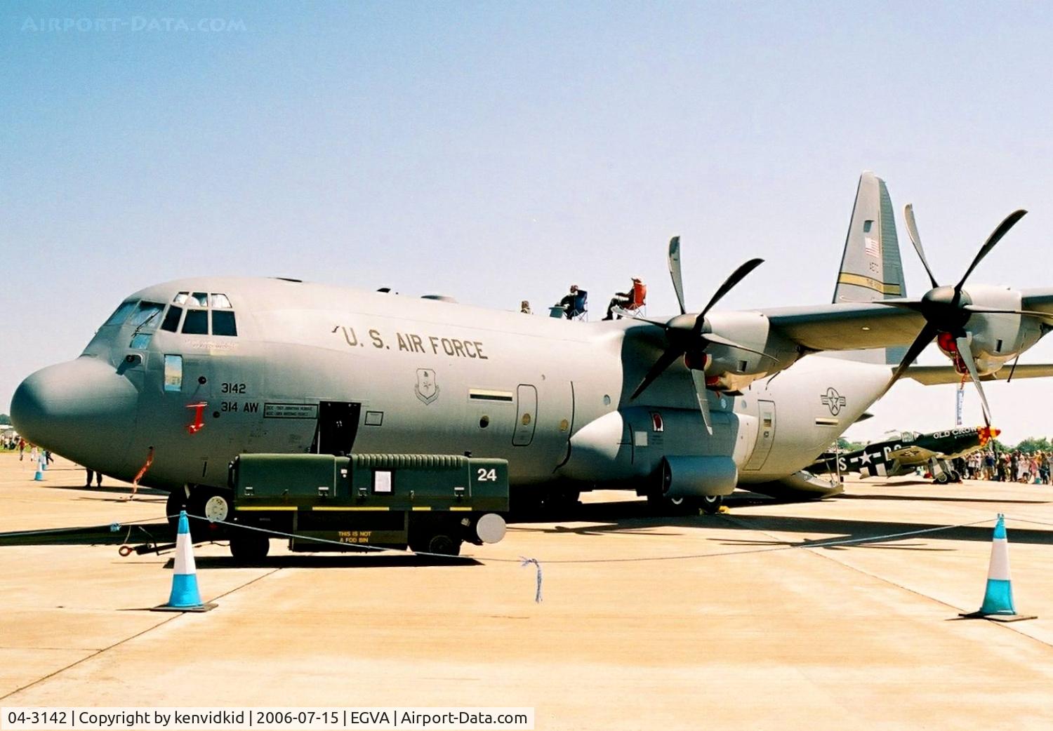 04-3142, 2004 Lockheed Martin C-130J-30 Super Hercules C/N 382-5558, US Air Force on static display at RIAT.