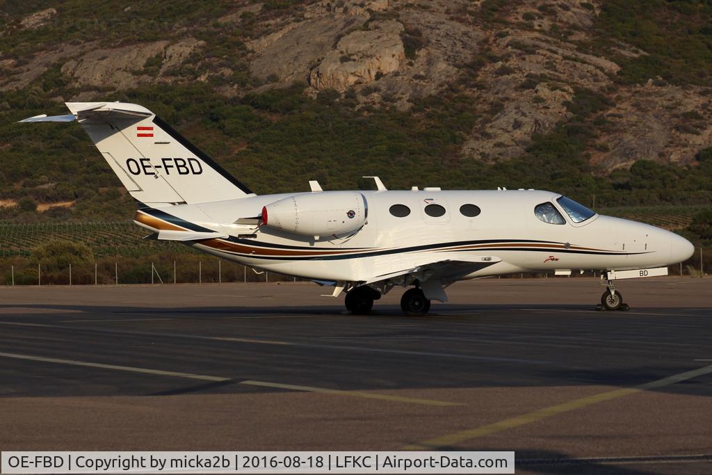 OE-FBD, 2010 Cessna 510 Citation Mustang Citation Mustang C/N 510-0303, Parked