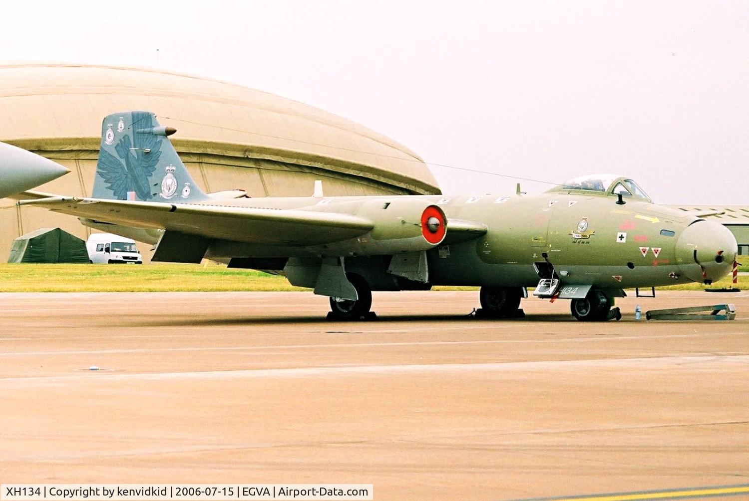 XH134, 1959 English Electric Canberra PR.9 C/N SH1724, Royal Air Force awaiting it's slot in the flying display at RIAT.
