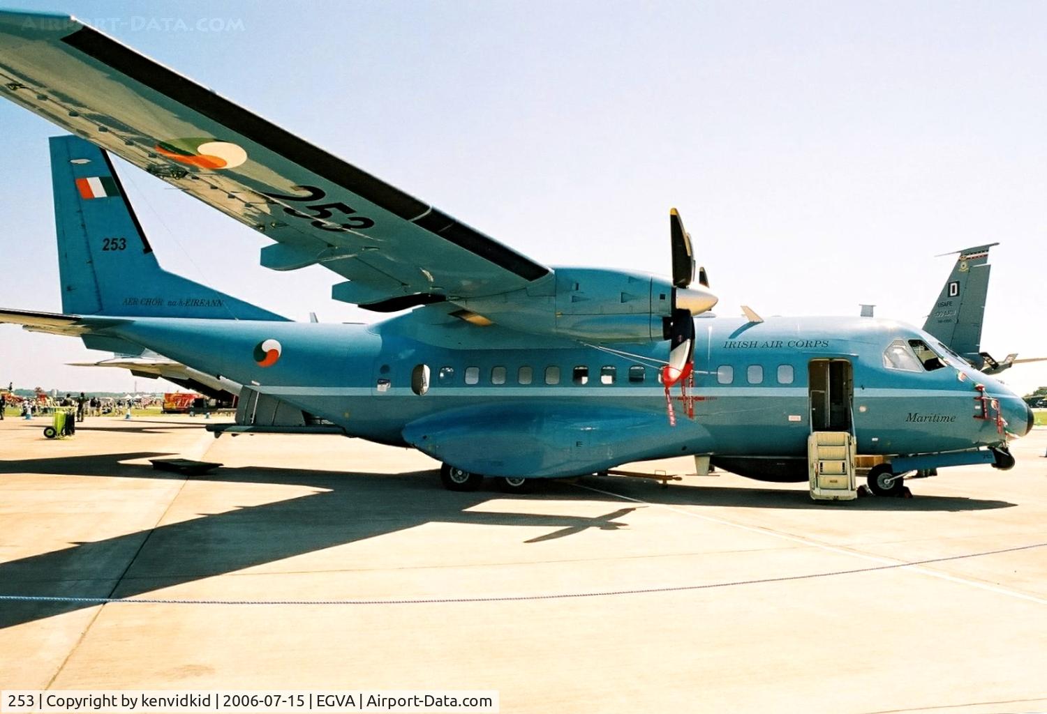 253, Airtech CN-235-100M C/N C094, Irish Air Corps on static display at RIAT.