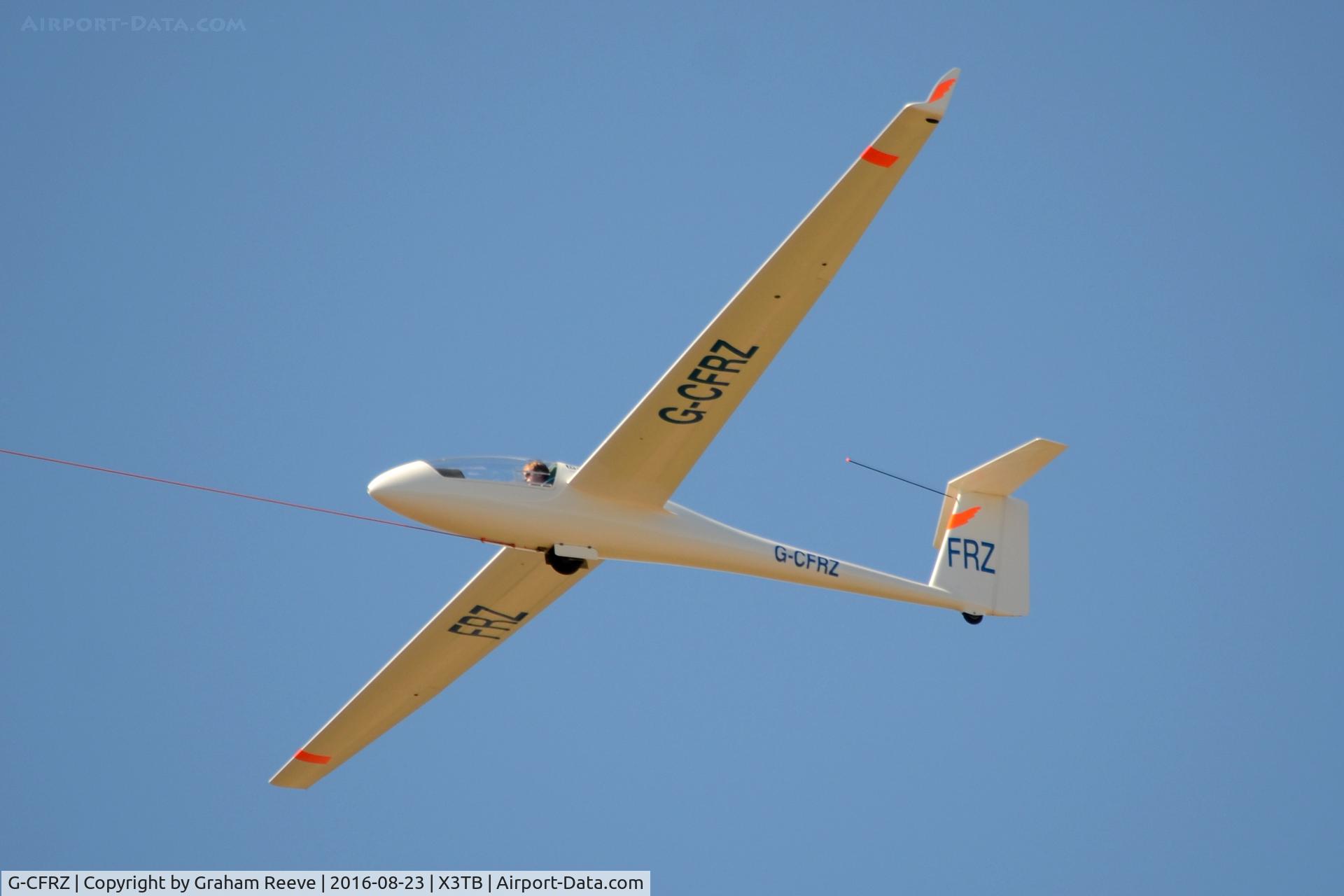 G-CFRZ, Schempp-Hirth HS-4 Standard Cirrus C/N 348G, Over head at Tibenham.