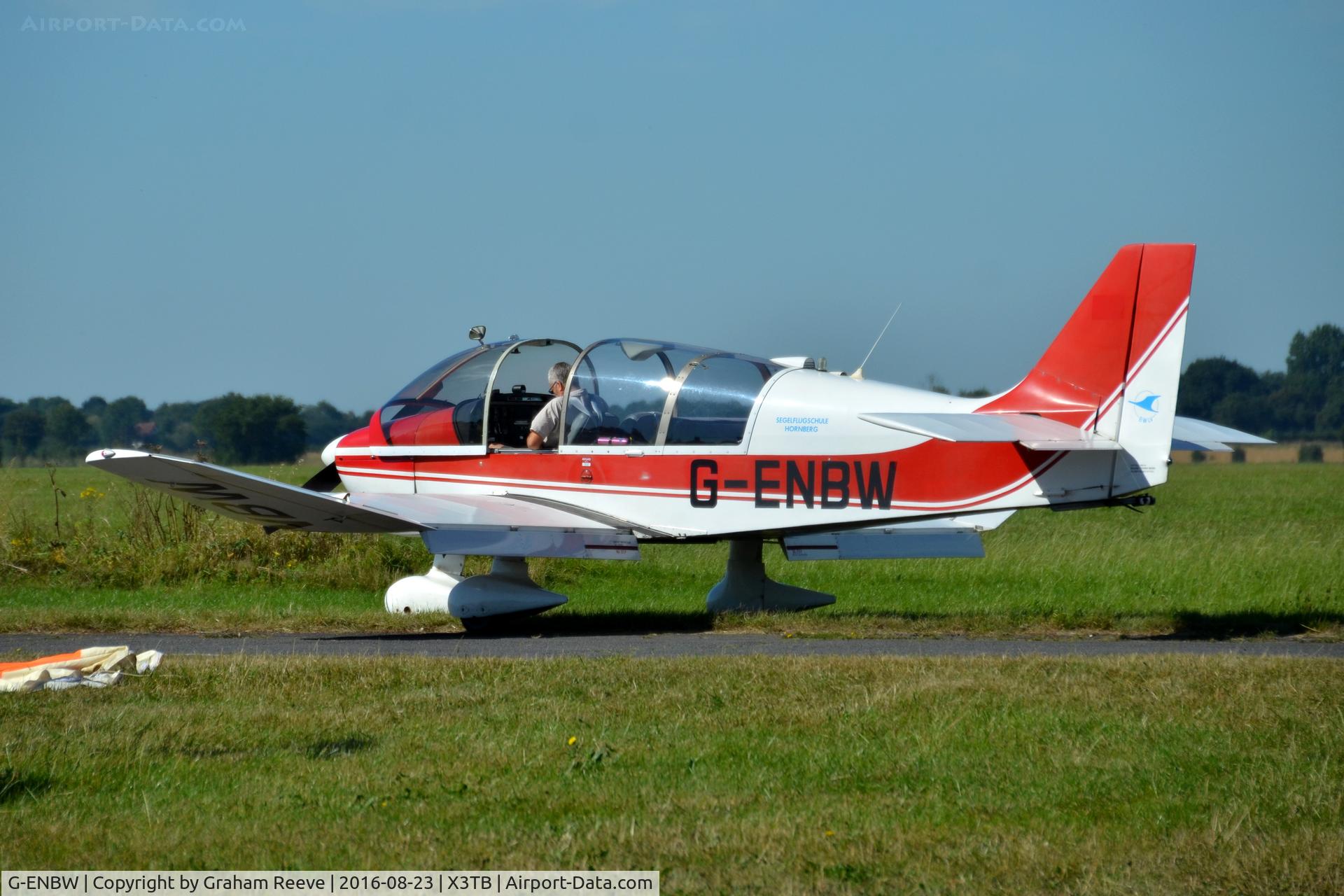 G-ENBW, 1985 Robin DR-400-180R Remorqueur Regent C/N 1715, Parked at Tibenham.
