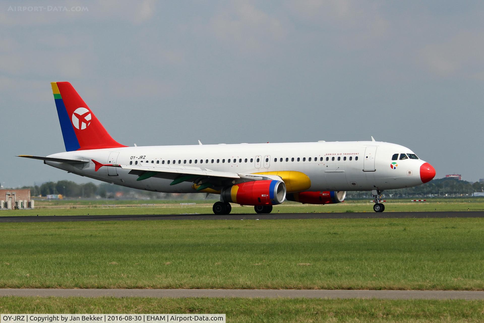 OY-JRZ, 2003 Airbus A320-233 C/N 2102, Schiphol Airport Amsterdam