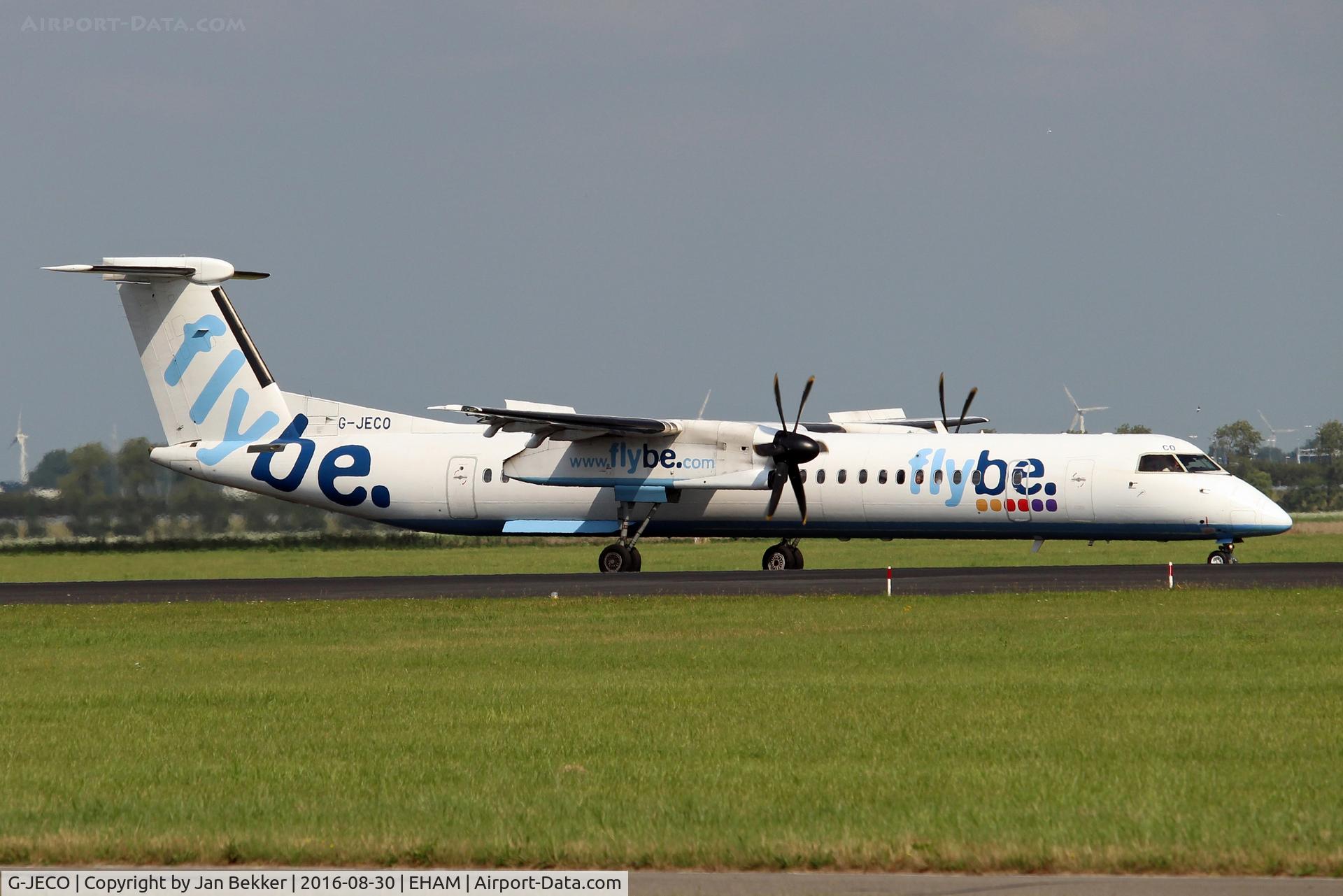 G-JECO, 2006 De Havilland Canada DHC-8-402Q Dash 8 C/N 4126, Schiphol Amsterdam