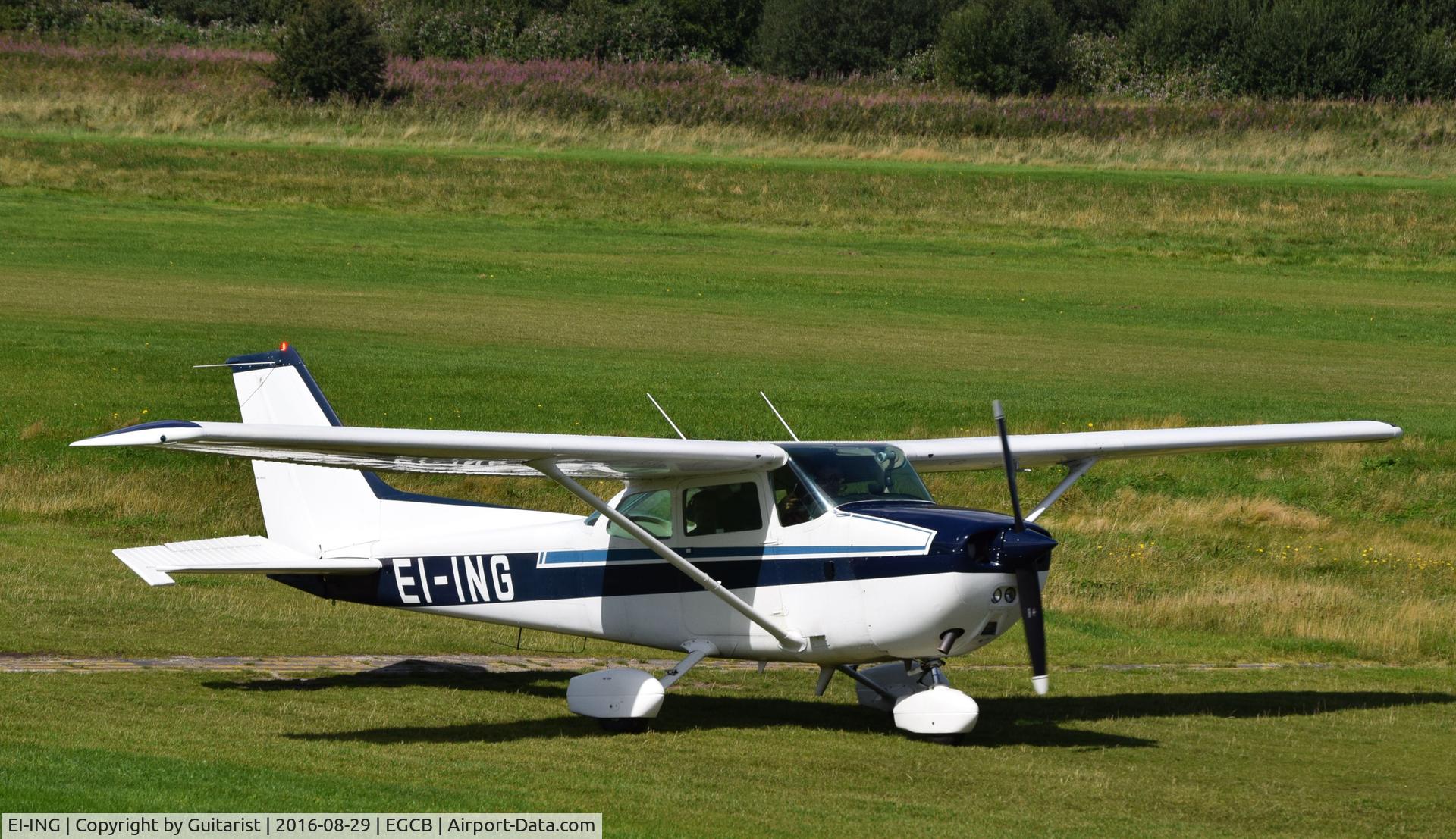 EI-ING, 1981 Reims F172P Skyhawk C/N F172-02084, At City Airport Manchester